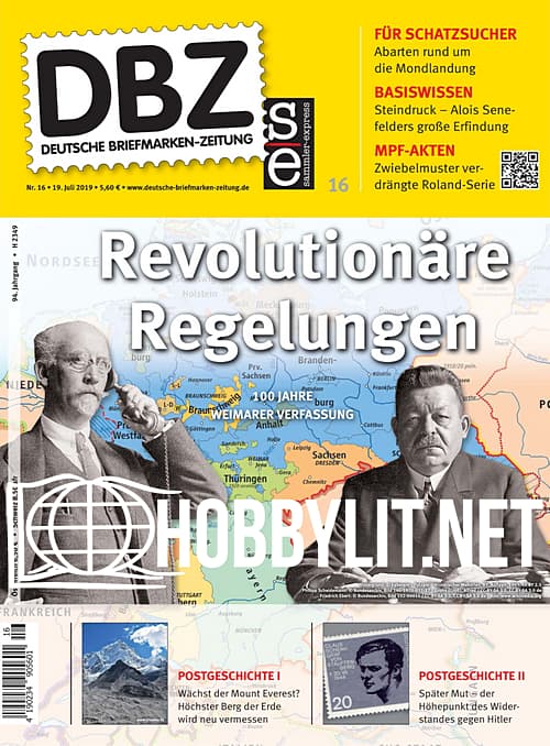 Deutsche Briefmarken-Zeitung 2019-16