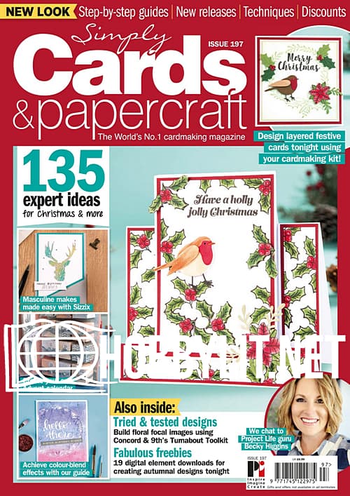 Simply Cards & Papercraft Issue 197