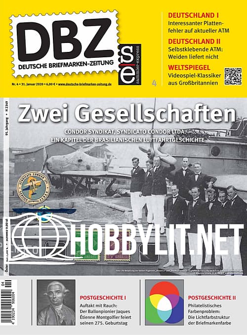 Deutsche Briefmarken-Zeitung - 31 Januar 2020