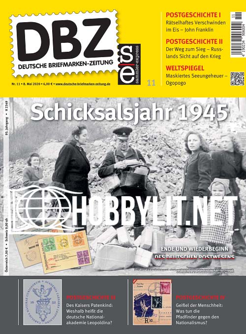 Deutsche Briefmarken-Zeitung 11 - 8 Mai 2020