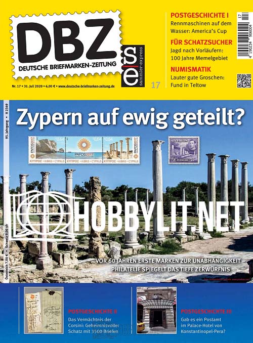 Deutsche Briefmarken-Zeitung 17 - 31 Juli 2020