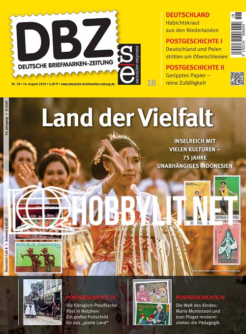 Deutsche Briefmarken-Zeitung 18 - 14 August 2020