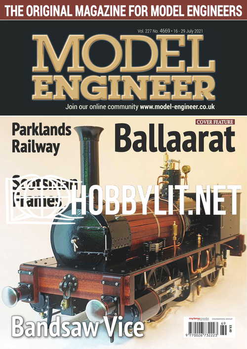 Model Engineer - 16 July 2021