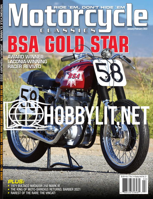 Motorcycle Classics - January/February 2022