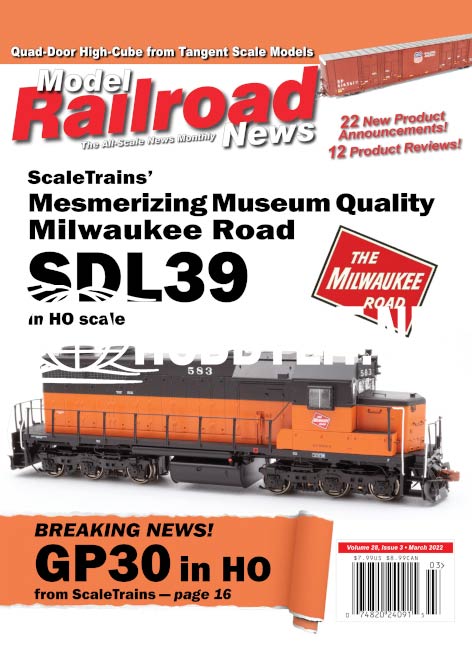 Model Railroad News Magazine March 2022