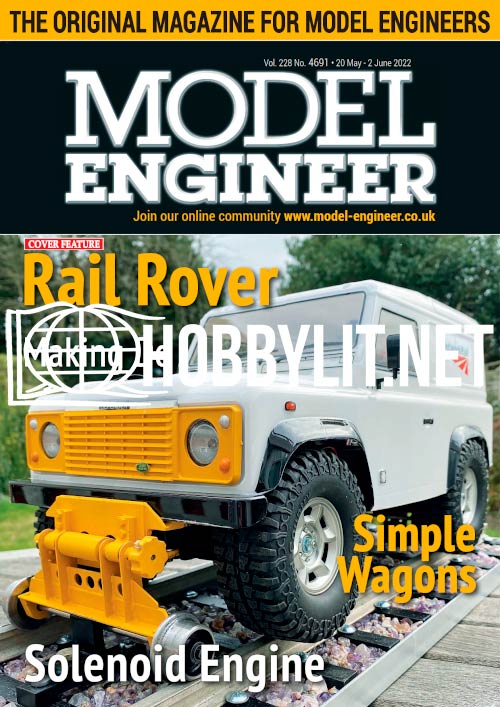 Model Engineer - 20 May-2 June 2022