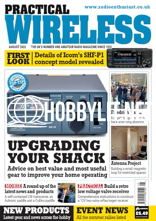 Practical Wireless Magazine August 2022 Cover