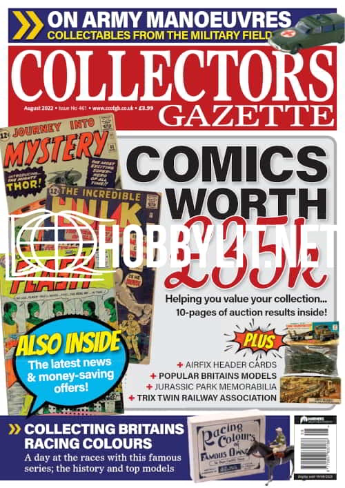 Collectors Gazette August 2022 Cover