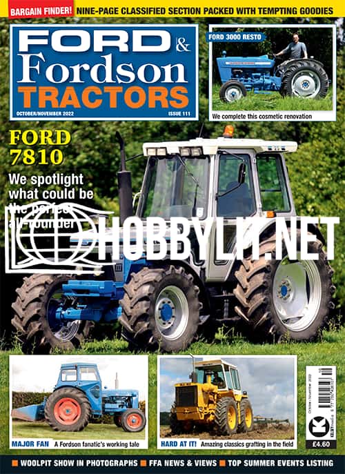 Ford & Fordson Tractors - October-November 2022 Cover