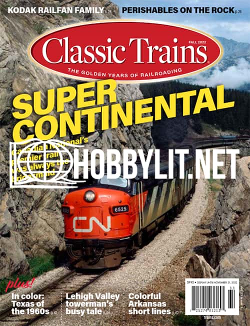 Classic Trains Magazine Fall 2022