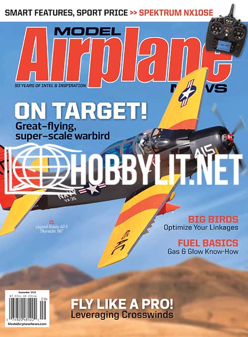 Model Airplane News Magazine September 2022 Cover
