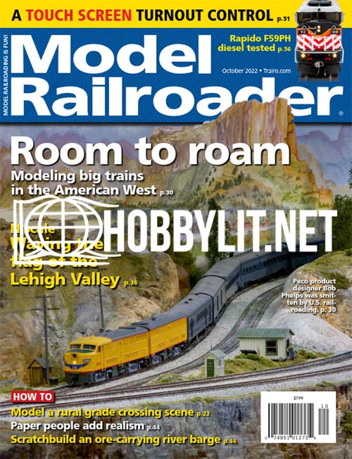 Model Railroader Magazine October 2022 Cover