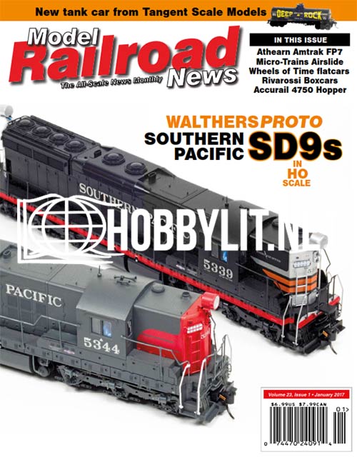 Model Railroad News January 2017 Cover