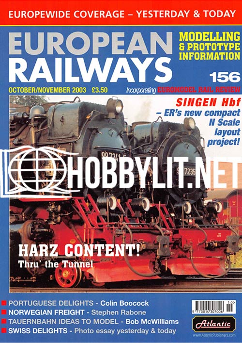 European Railways Issue 156 October November 2003