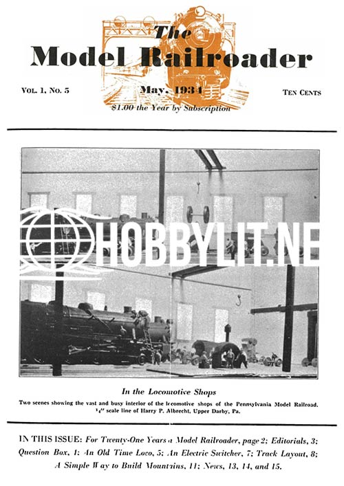 Model Railroader Vol.1 No.5 May 1934