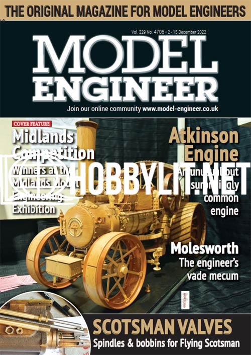 Model Engineer – 02 December 2022