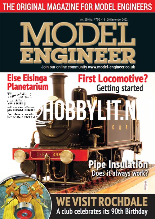 Model Engineer – 16-29 December 2022