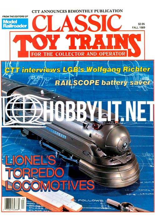 Classic Toy Trains Fall 1989 Vol.2 No.4