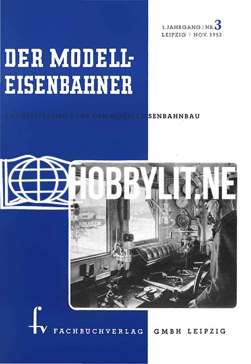 ModellEisenBahner Vol.1 No.3 November 1952