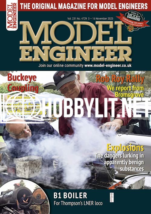 Model Engineer  3-16 November 2023