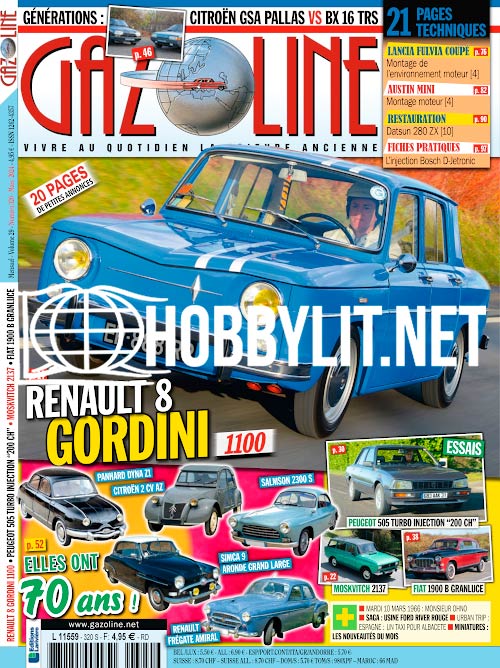 Gazoline Magazine Vol 29 No 320 Mars 2024