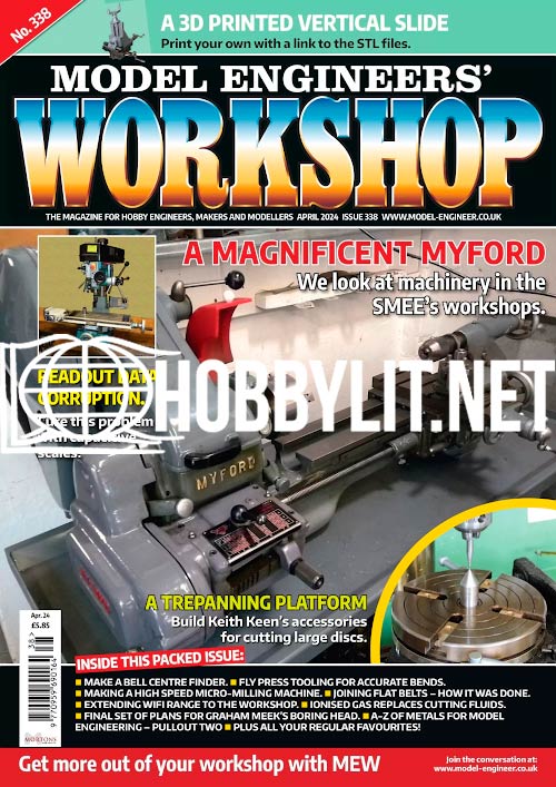 Model Engineers' Workshop Magazine No 338 April 2024