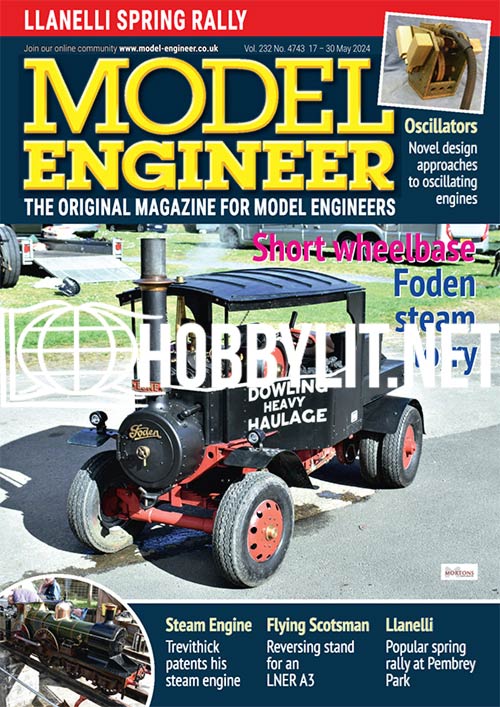 Model Engineer 17 May 2023