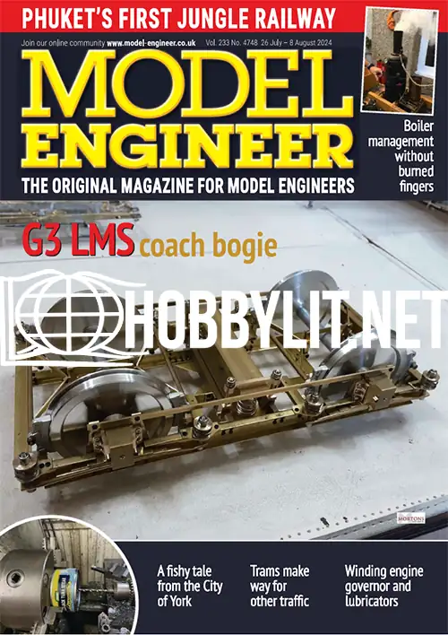 Model Engineer 26 July 2024