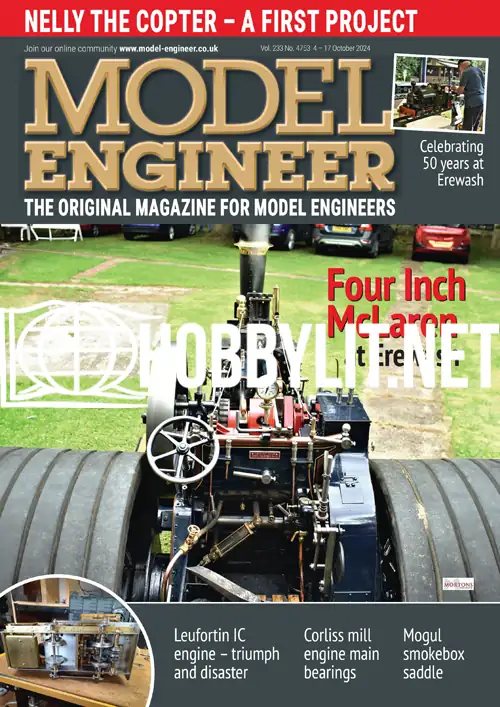 Model Engineer 4 October 2024