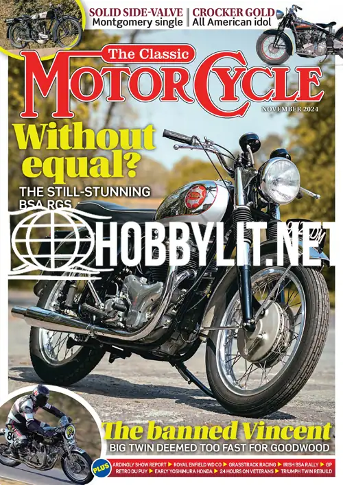 The Classic MotorCycle November 2024