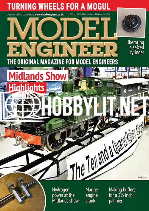 Model Engineer 29 November 2024