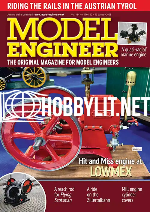 Model Engineer 10 January 2025