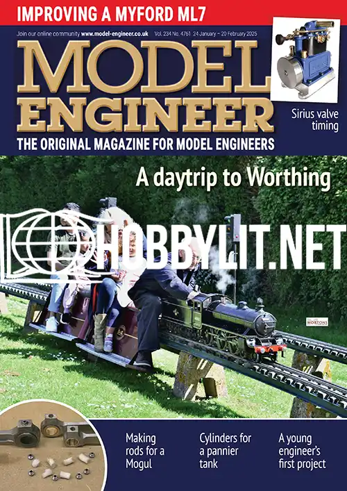 Model Engineer 24 January 2025